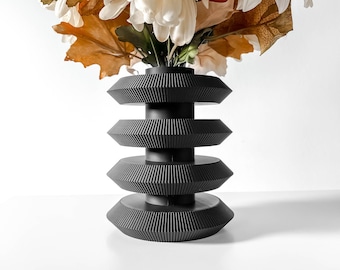 The Enima Vase STL 3D Print File, Digital Download for 3D Printing, Home Decor Vase for Flowers and Plants