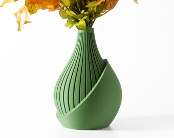 The Yovi Vase STL 3D Print File, Digital Download for 3D Printing, Home Decor Vase for Flowers and Plants