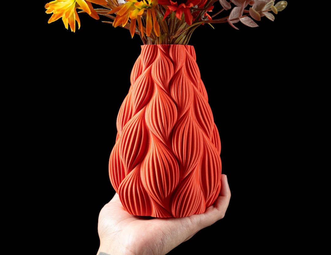 Ripple Flower Vase STL 3D Print File by MODERN MACHINE - Etsy