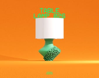 Table Lamp 026 STL File for 3D Printing