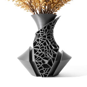 The Vori Vase STL 3D Print File, Digital Download for 3D Printing, Home Decor Vase for Flowers and Plants