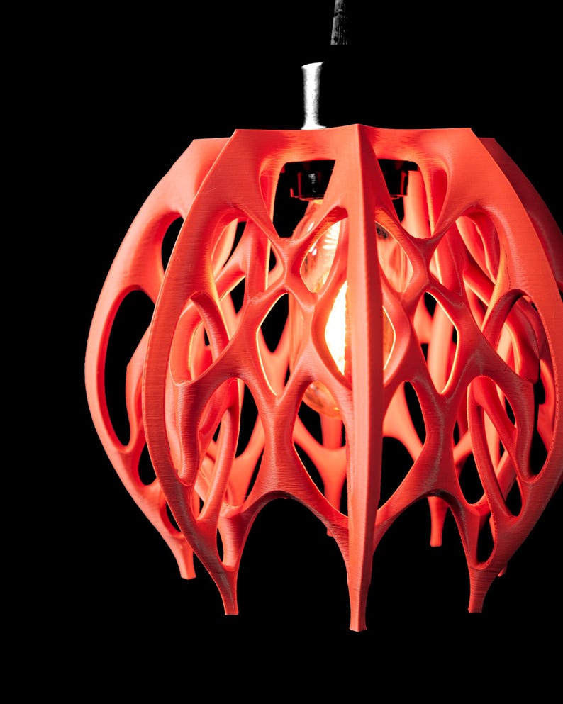 Picture of Prime Pendant Lamp STL 3D Print File by MODERN MACHINE - Etsy Canada