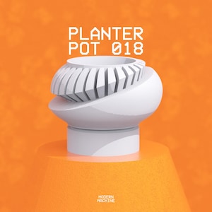 Pflanztopf 018 STL-Datei für den 3D-Druck