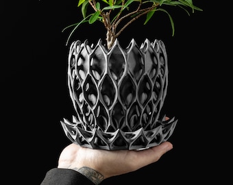 Invader Planter Pot STL 3D Print File by MODERN MACHINE