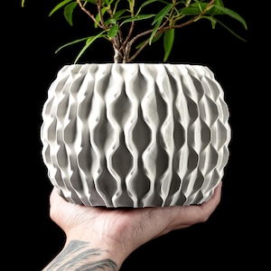 Chain Planter Pot STL 3D Print File by MODERN MACHINE