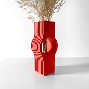 The Nallo Vase STL 3D Print File, Digital Download for 3D Printing, Home Decor Vase for Flowers and Plants