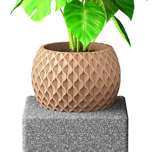 Bloom Planter Pot STL 3D-utskriftsfil av MODERN MACHINE