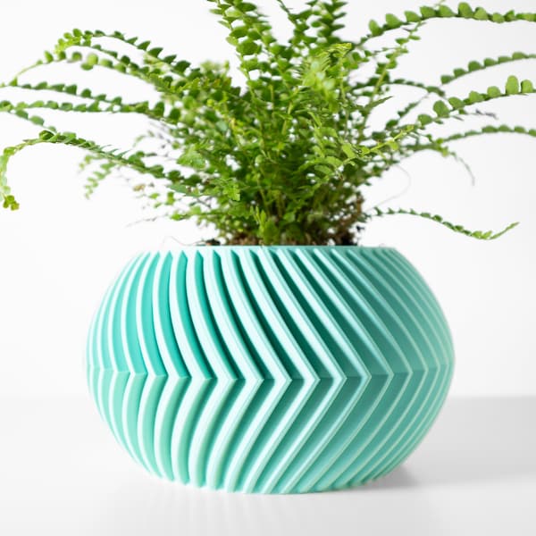 The Soko Planter Pot STL 3D Print File, Digital Download for 3D Printing, Home Decor Planter for Plants & Flowers