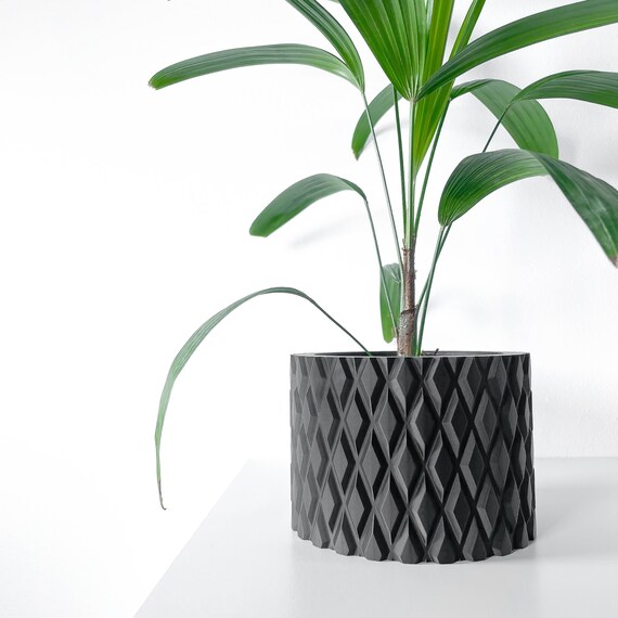 Pexil Planter Pot STL File: Geometric 3D Print Design (Digital Download)
