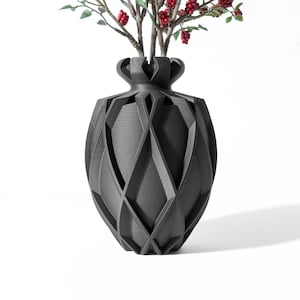 The Jari Vase STL 3D Print File, Digital Download for 3D Printing, Home Decor Vase for Flowers and Plants