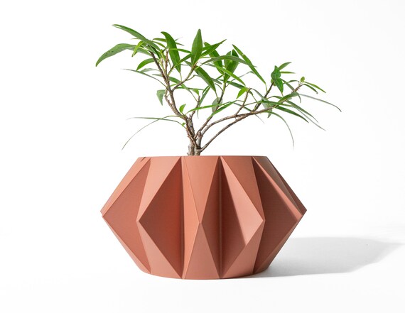 Koni Planter Pot STL File: Geometric 3D Print Design (Digital Download)