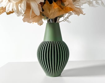 The Donos Vase STL 3D Print File, Digital Download for 3D Printing, Home Decor Vase for Flowers and Plants