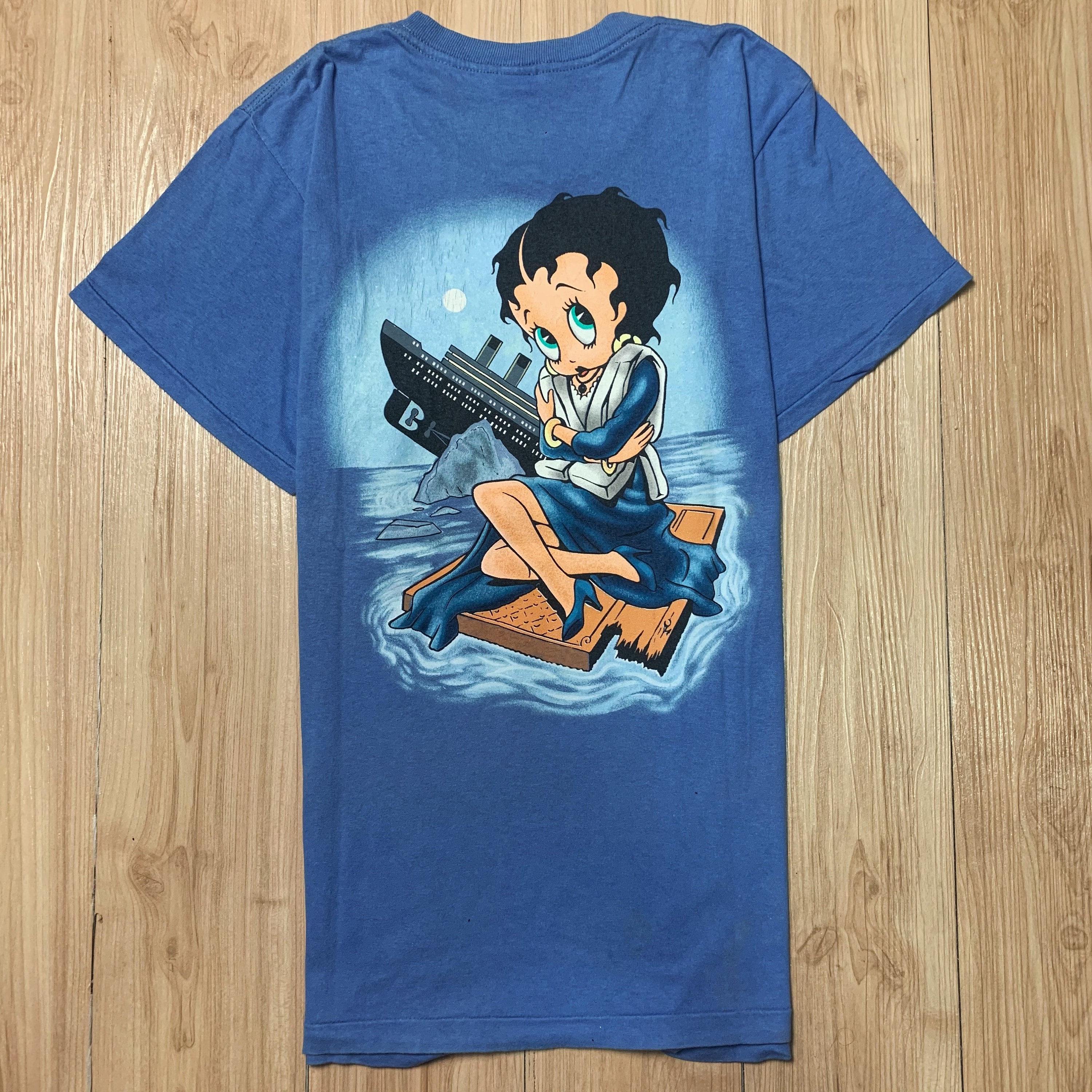 タイタニック ベティブープ ポパイ Tシャツ ヴィンテージ 90s bettyboop POPEYE タイタニック Tシャツ L/USA製