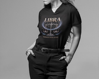 Camiseta del zodiaco Libra: regalo astrológico para la armonía y el equilibrio