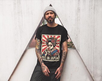 Vintage Japanese Graphic Tee: Geisha Unisex T-Shirt