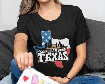 Texas Legends Tee: Unisex Texas Pride Graphic T-Shirt