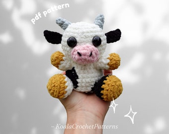 Cow Crochet Pattern, Amigurumi Pattern, Crochet Pattern PDF, Amigurumi Crochet Pattern, Crochet Pattern, Plushie Pattern, Newborn Gift