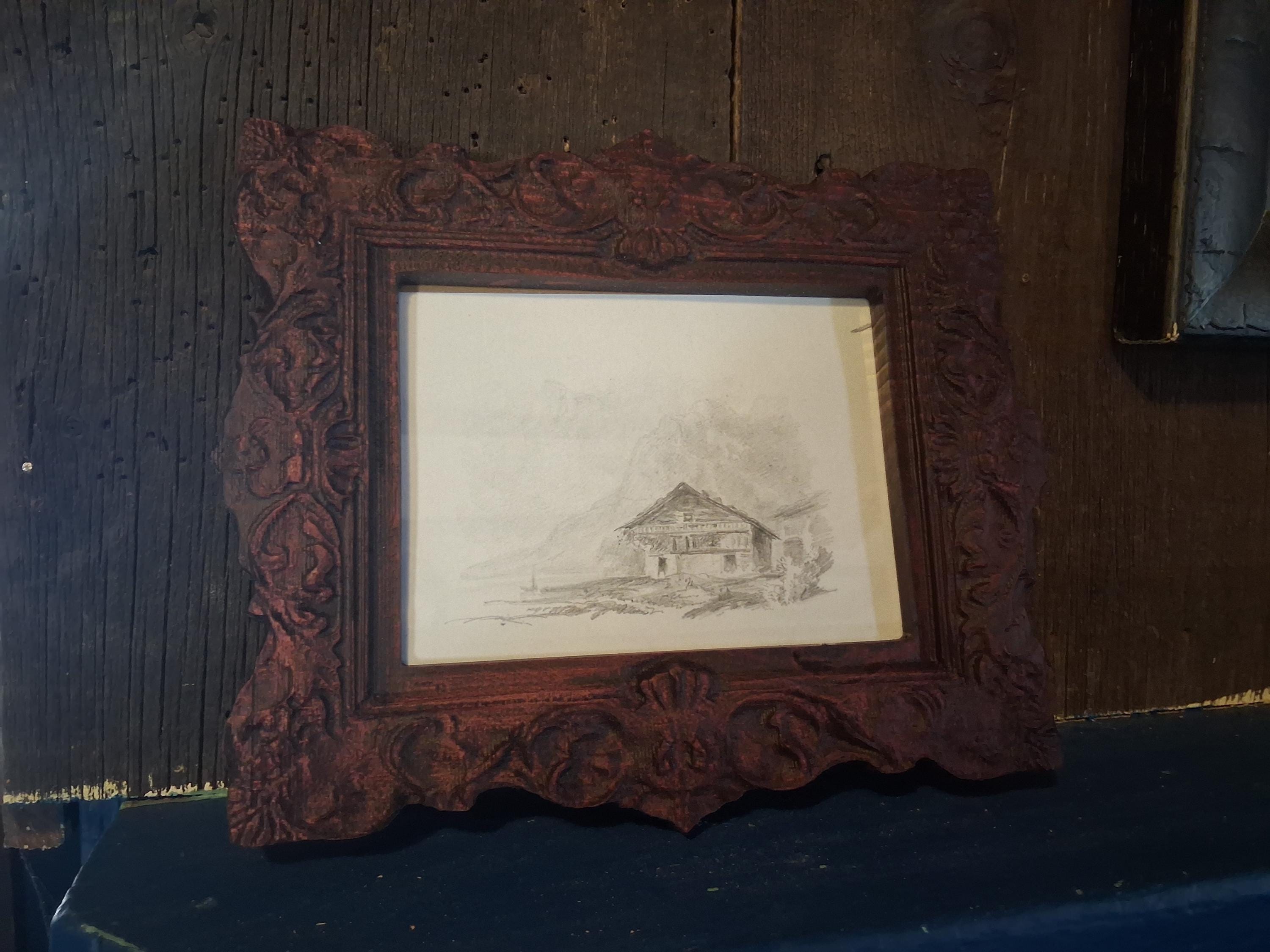 1800s picture frame - Etsy 日本