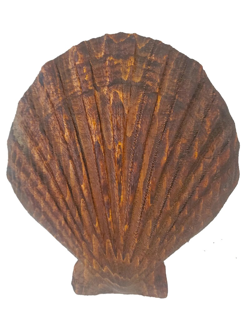 Rustic Wooden Seashell Art - Etsy