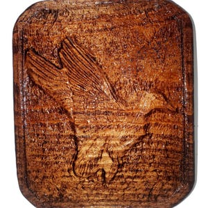 Handcrafted Wooden Wall Art with Flying Duck Design - Rustic Home Accent