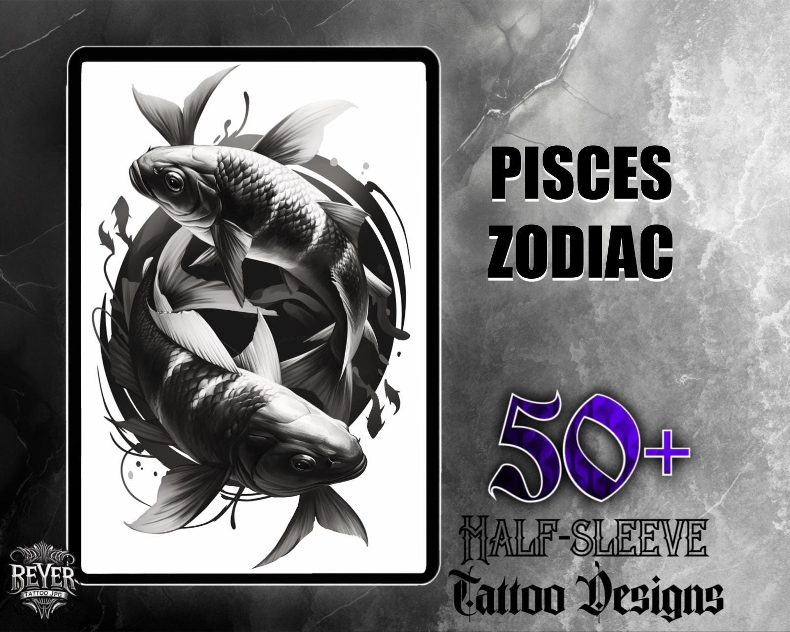 horoscope tattoo tops (pisces)(魚座) meltthelady tattoo tops 魚座 pisces