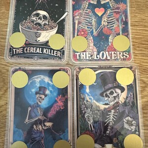 saving challenge tarot card scratch off cash stuffing savings