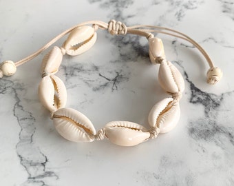 Shell Anklet,Cowrie Seashell Anklet Bracelet,Wedding Anklet,Boho Summer Anklet,Adjustable Shell Anklet,Beach Anklet,Natural Shell Jewelry