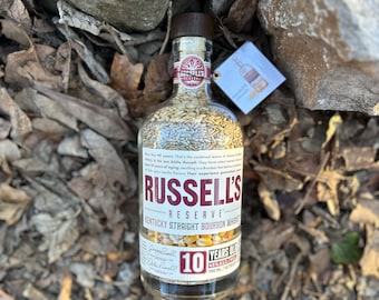Russell's 10 Year Mash Bill Visualization Bottle