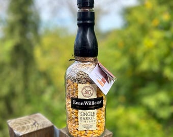 Evan Williams Single Barrel Mash Bill Visualization Bottle