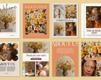 Bewerkbare e-mailmarketingsjablonen: Canva-nieuwsbriefbanners (digitale download)