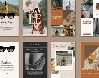 Canva-e-mailmarketingsjablonen: e-commerce nieuwsbriefontwerp (digitale download)