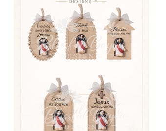 Kleine Jesus Sammlung SVG Bundle | Laser Cut Dateien | Glaube Andenken Display | Kommerzielle Nutzung für physische Produkte