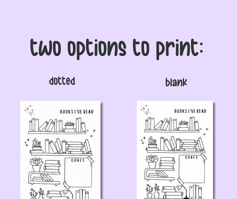 Bookshelf Printable / Books Ive Read / Book Tracker / Reading Tracker ...