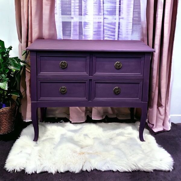 SOLD! Do not purchase, for reference only. Glamorous 2 Drawer Dresser or Entry Table