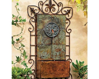 Verdigris Rustic Fountain