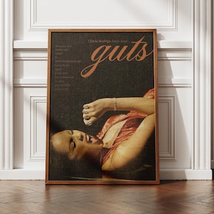 Olivia Rodrigo Guts Poster