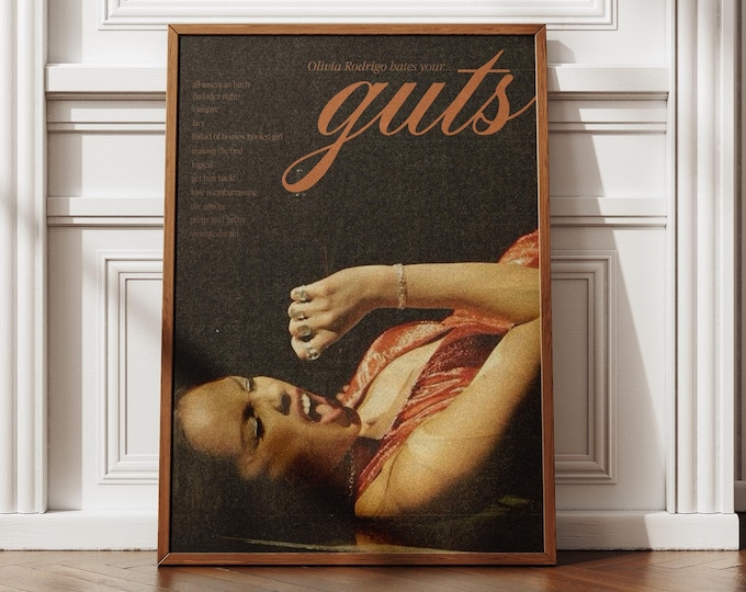 Olivia Rodrigo Guts Poster