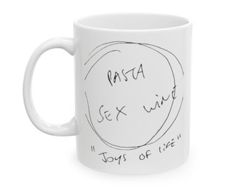 Mug model / 11 ounce Ceramic mug model / Tasse A Café Blanche photo / Pasta Sex Wine / Mug model A Café & Thé / Digital JPEG IMAGE