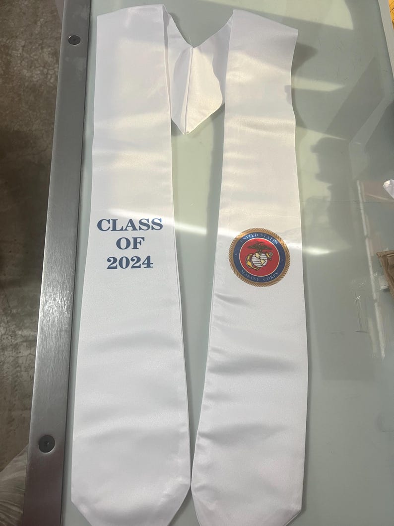 Custom Graduation Stole: Personalized Satin Sash - Etsy