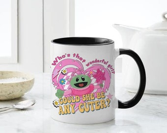 Who's That Wonderful Girl Mug, Are You Feeling Mad, Nanalan Meme, Nanalan Peepo Fun Mug, Cute Meme Mug, Girl Birthday Gift, Funny Meme Mug