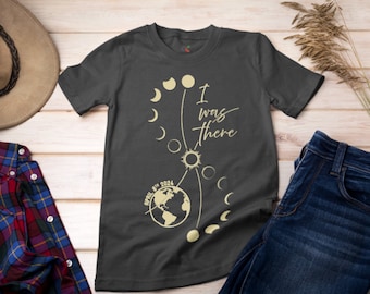 2024 Solar Eclipse Path of Totality Tee | 'I witnessed it, April 8th, 2024' Astronomy Enthusiast Shirt