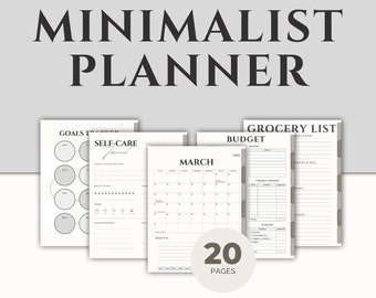 2024 Minimalist Digital Planner