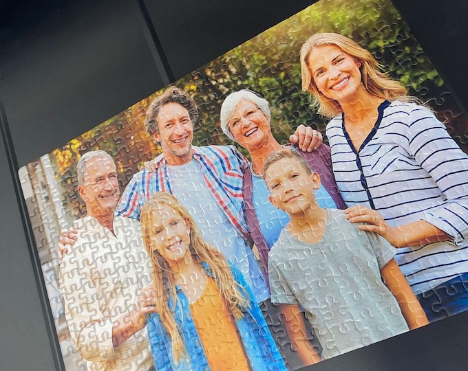 Custom Puzzle from Photo, Personalized Jigsaw Puzzles, Large Piece Puzzle for Kids