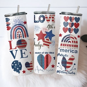 Independence Day Tumbler, Flag Tumbler, Patriotic Tumbler, American Flag Tumbler, Fourth of July Gift, God Bless America, Gift-For Dad