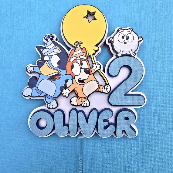Bluey Cake Topper