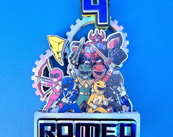 Power Rangers Cake Topper