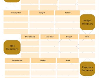 Plantilla de presupuesto mensual 2025-2026