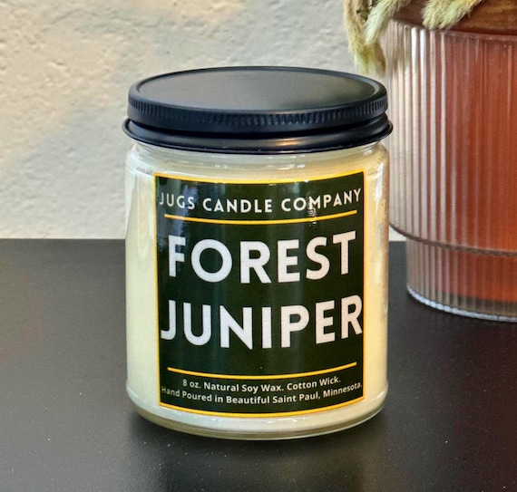 Forest Juniper Soy Candle – Natural Soy Wax Candle