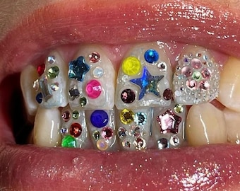 Professional DIY Tooth Gem Kit/At Home Tooth Gem Kit/Swarovski Tooth Gems
