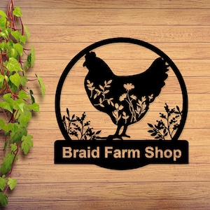 Custom Chicken Farm Sign, Chicken Coop Sign, Chicken Coop Decor, Hen House Sign, Chicken Farm House Decor, Chicken Farm Sign